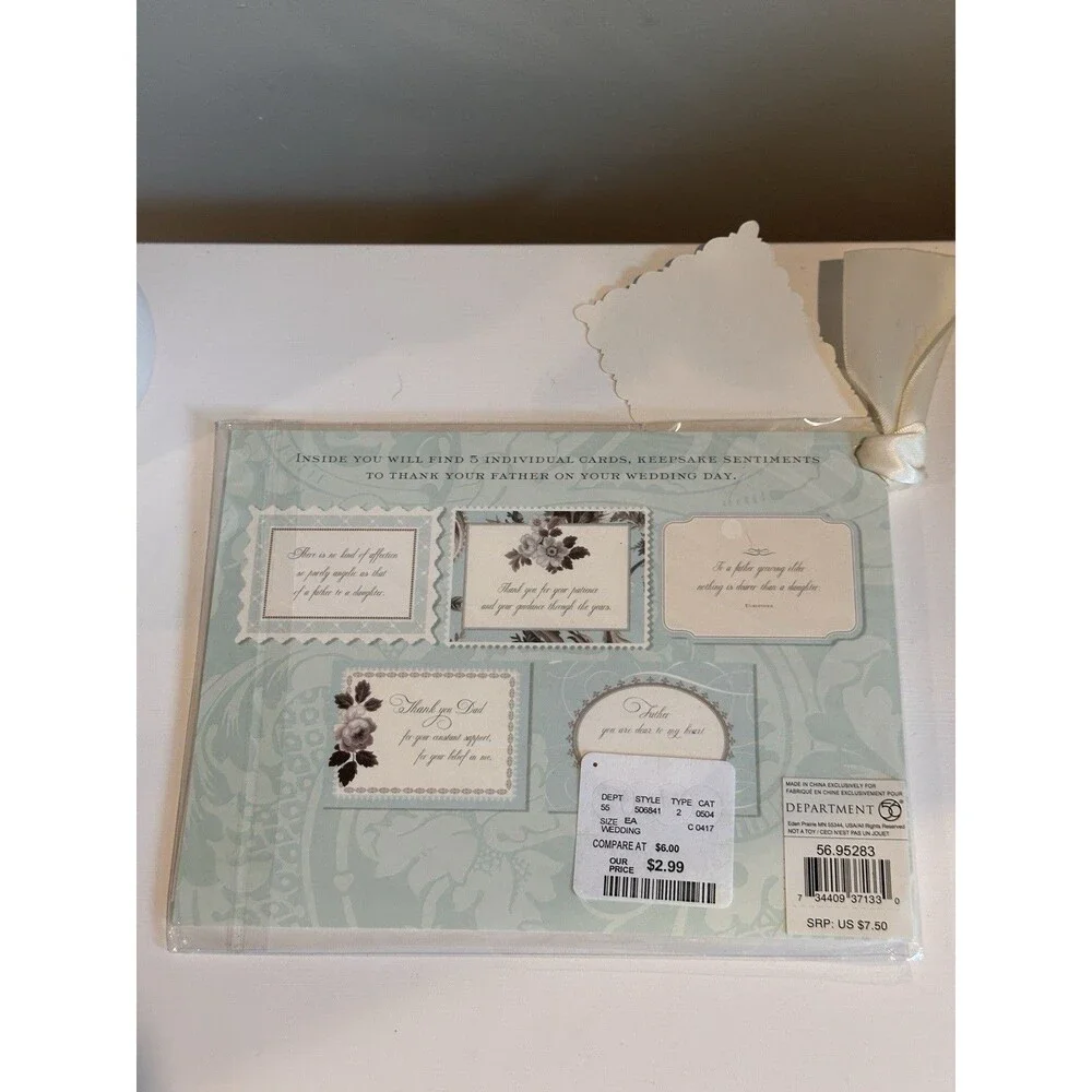 Anna Griffin Wedding Day Card Pack Lot of 3 Keepsake Sentiments